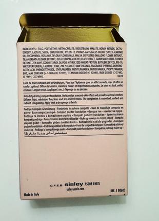 Пудра sisley phyto-teint eclat compact 3 naturel, 10 г5 фото