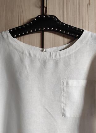 Льняная блуза - топ xl от marks&spencer5 фото