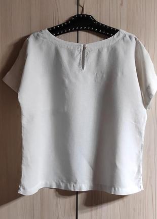 Льняная блуза - топ xl от marks&spencer6 фото
