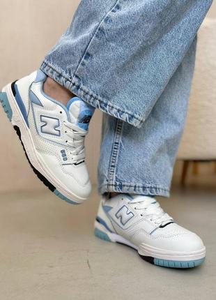 Женские кроссовки new balance 550 blue