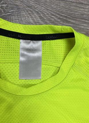 Adidas термо кофта оригинал футбольная салатовая яркая3 фото