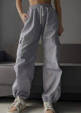 Нереально крутые женские брюки карго с карманами 🤗4 фото