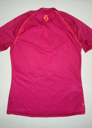 Велофутболка велоджерси scott trail 10 violet orange womens mtb jerseys (l-xl)2 фото