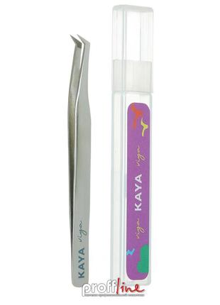 Пинцет для наращивания ресниц viya тип kaya