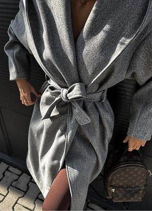 Очень стильное пальто халат h&m