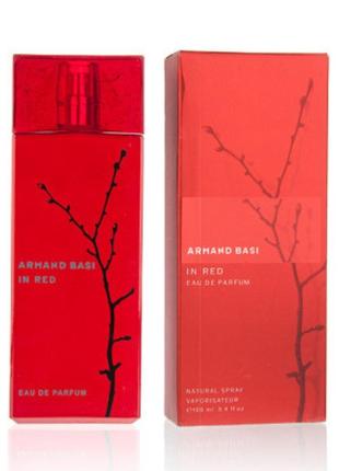 Женская парфюмированная вода armand basi in red eau de parfum 100мл