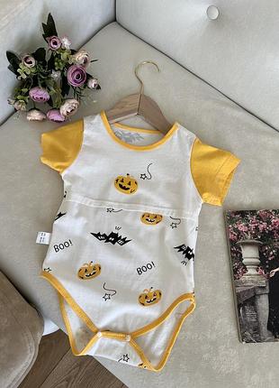Хлопковый детский боди helloween