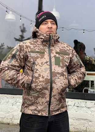 Куртка soft shell піксель