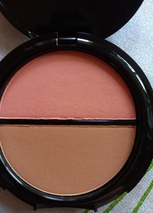 Палетка румяна и бронзер blush and bronzer face palette kiko milano 015 фото