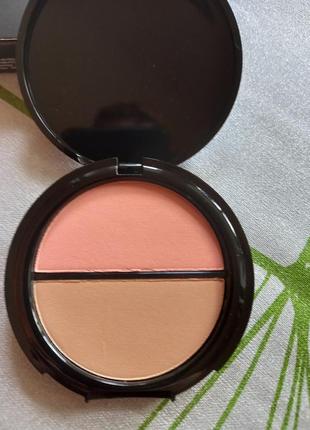 Палетка румяна и бронзер blush and bronzer face palette kiko milano 01
