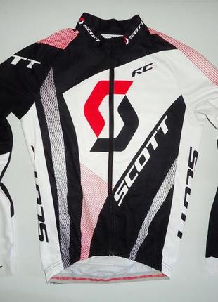 Велоджерсі scott rc pro long sleeve jersey на мікрофлісі (m)