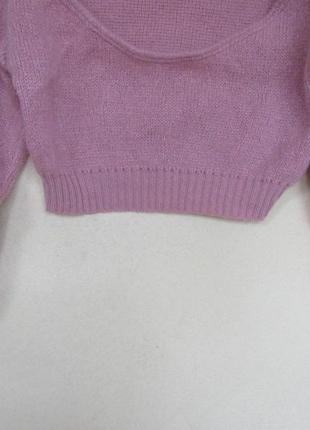 Лонгслив укороченный свитер от prettylittlething3 фото