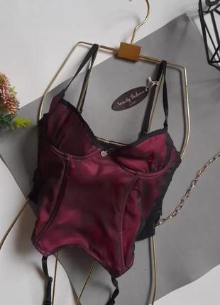 La senza 75б секси корсет с подвязками