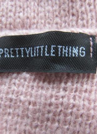Лонгслив укороченный свитер от prettylittlething5 фото