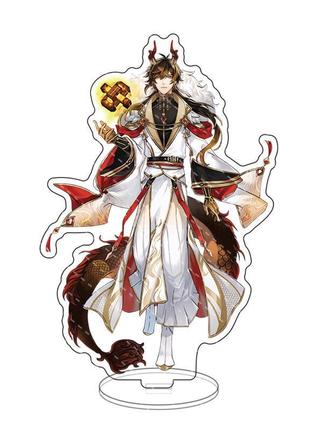 Чжун ли - фигурка геншин импакт акриловая на подставке(3)