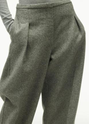 Zara лимитированная коллекция шикарные шерстяные брюки5 фото