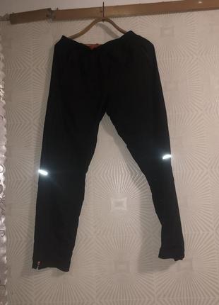 Баллоновые брюки черного цвета в стиле drill, gangster1 фото