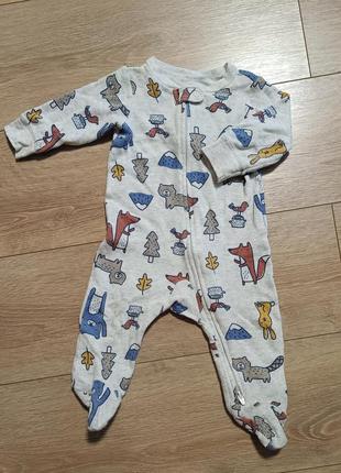 Чоловічок з термо трикотажу котон, 2 бігунки