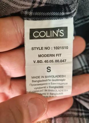 Сорочка у клітинку colins. розмір s4 фото