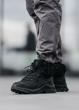 Мужские трекинговые ботинки саломон salomon quest element gtx gore-tex all black2 фото