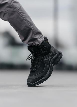 Мужские трекинговые ботинки саломон salomon quest element gtx gore-tex all black8 фото