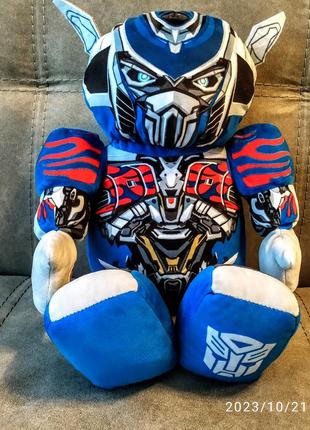 2 в 1: м ягкая игрушка трансформер (authentic transformers build-a-bear)4 фото