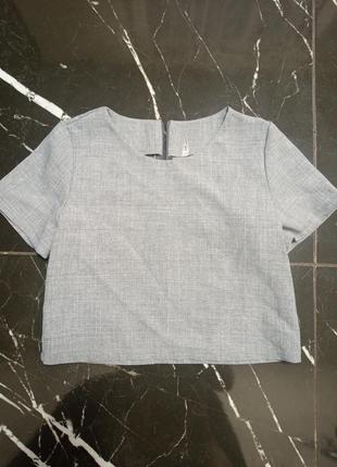 Шкільна сіра блуза розмір s