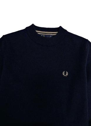 Шерстяной свитер джемпер fred perry оригинал2 фото