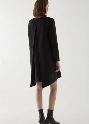 Cos sandro maje jil sander новое платье оверсайз платье базовое балахон черный коттон