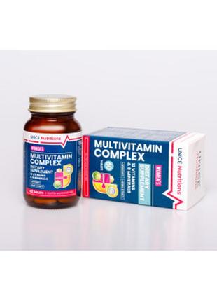 Мультивітамінний комплекс для жінок unice nutritions, 60 таблеток2 фото