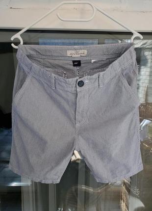 Шорты-чинос в полоску в морском стиле logg h&m