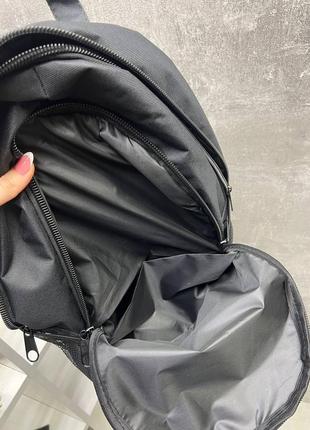 Чорний практичний стильний якісний спортивний рюкзак унісекс9 фото