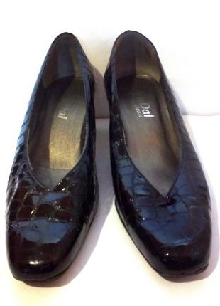 Качество! кожа! стильные лаковые туфли от бренда van dal, р.37 код k37715 фото