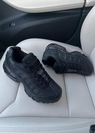 Кроссовки мужские nike air max 95 black6 фото