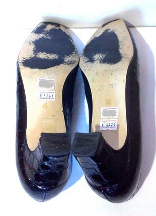 Качество! кожа! стильные лаковые туфли от бренда van dal, р.37 код k37719 фото
