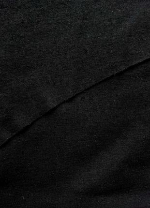 Класична сукня чорна трикотажна футляр cos трикотажное многослойное платье черное классическое миди6 фото