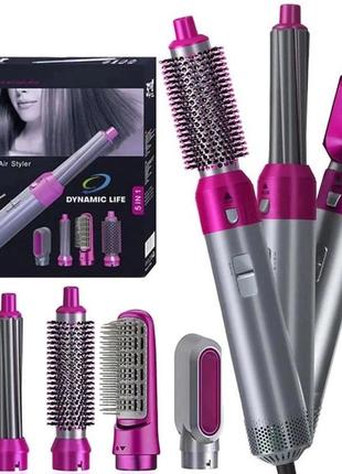 Фен-щітка стайлер 5 в 1