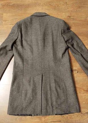 Серое демисезонное пальто мужское arber xl размер5 фото