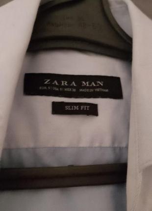 Сорочка zara man slim fit4 фото