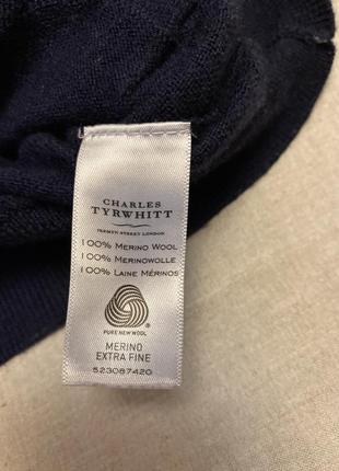 Charles tyrwhitt худи свитер с капюшоном кофта шерсть.