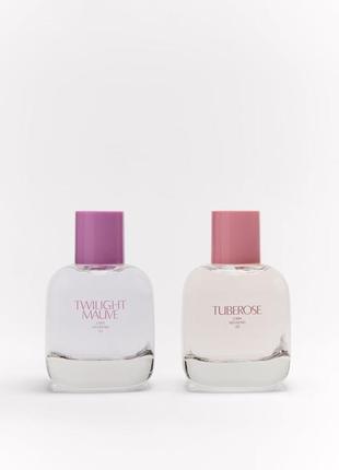 Zara набор  tuberose + twilight mauve edt 2x90 мл