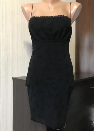 Чёрное платье мини пеньюар сексуальный