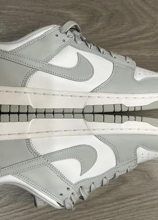 Nike dunk low grey fog 100% оригинал, новые5 фото