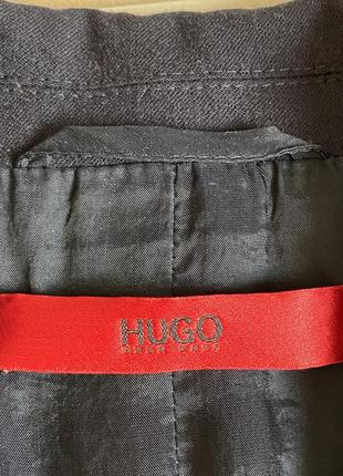 Жакет прямого крою шерсть унікальна hugo boss розмір м8 фото