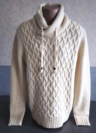 Свитер теплый мужской, р. l