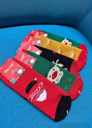 Шкарпетки різдв‘яні, махрові3 фото