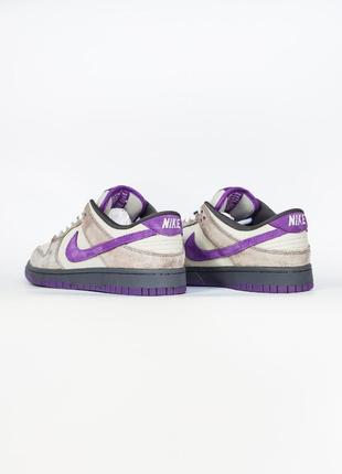 Nike sb dunk low purple pigeon fur4 фото