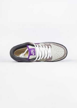 Nike sb dunk low purple pigeon fur8 фото
