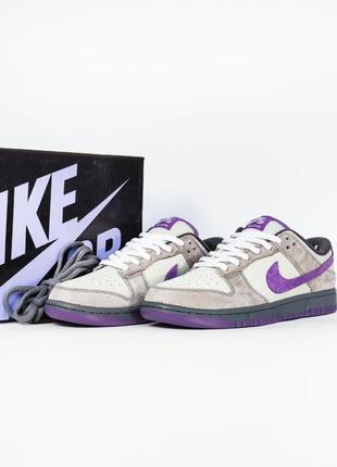 Nike sb dunk low purple pigeon fur1 фото