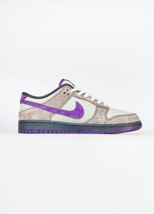 Nike sb dunk low purple pigeon fur6 фото